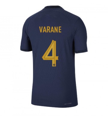 Francja Raphael Varane #4 Koszulka Podstawowych MŚ 2022 Krótki Rękaw